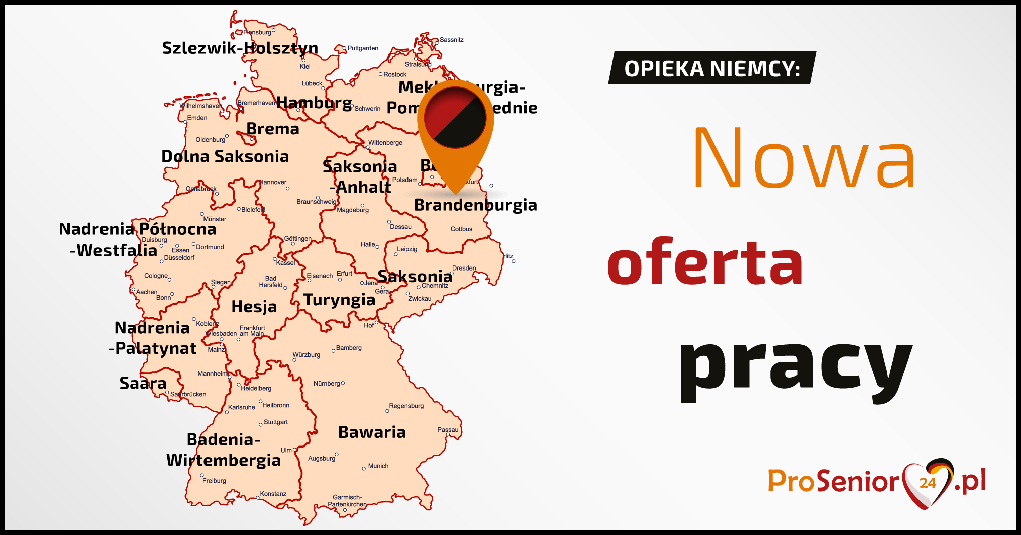 Oferta Opiekunka do starszego pana pod Berlinem + WYJAZD NA 10.08. + PREMIA WAKACYJNA