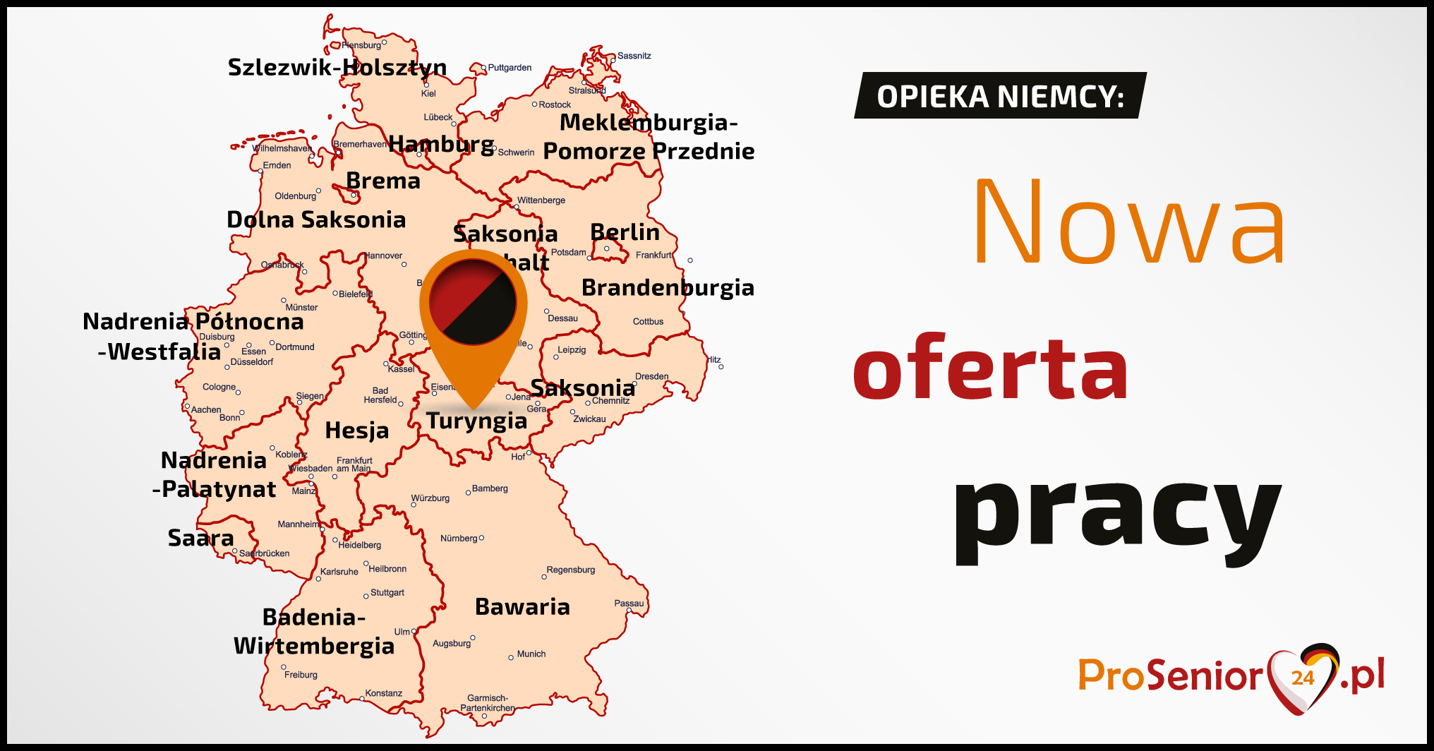 Oferta Opiekunka na miesiąc do mobilnego, spokojnego Pana w Erfurcie!