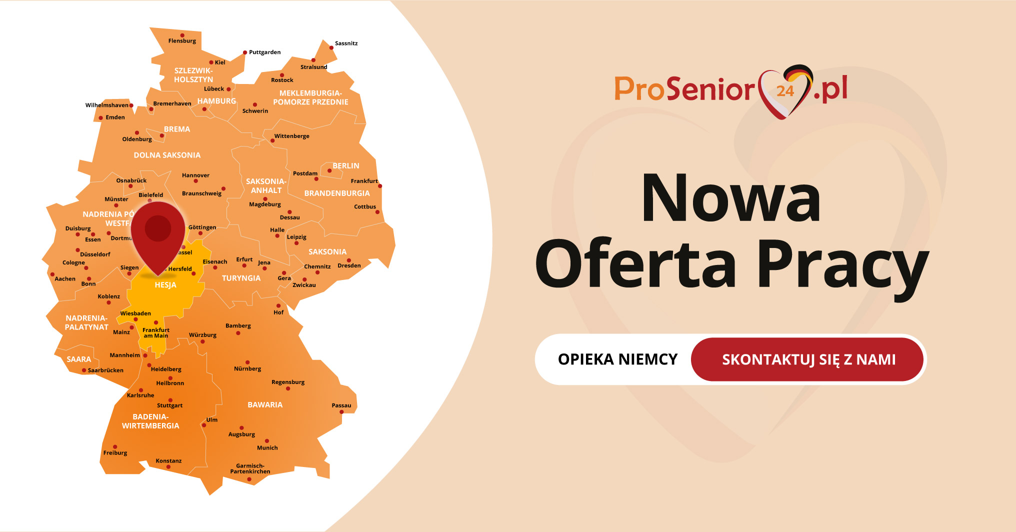 Oferta Opiekunka z prawem jazdy do spokojnej Pani niedaleko Kassel od 4 sierpnia!