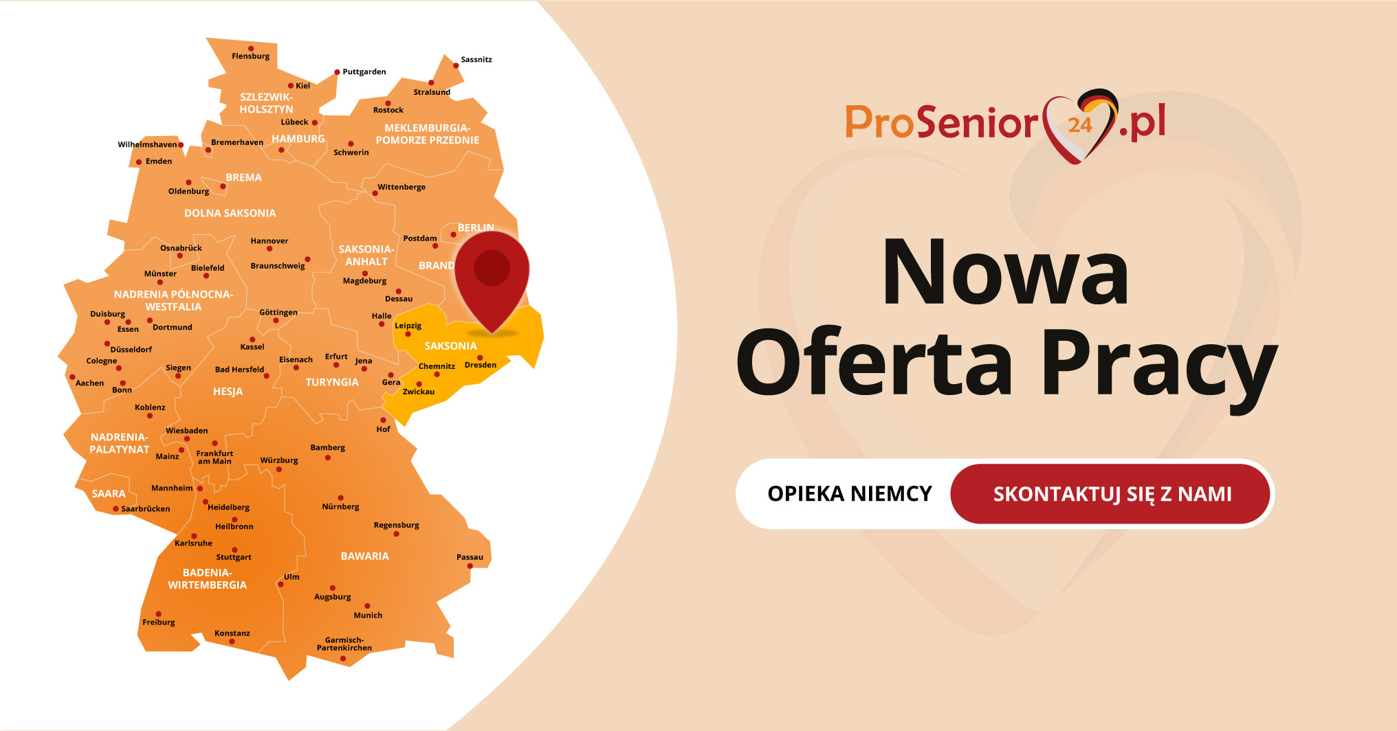 Oferta Opiekun na miesięczną wymianę do Pani w Dreźnie od 2 czerwca!